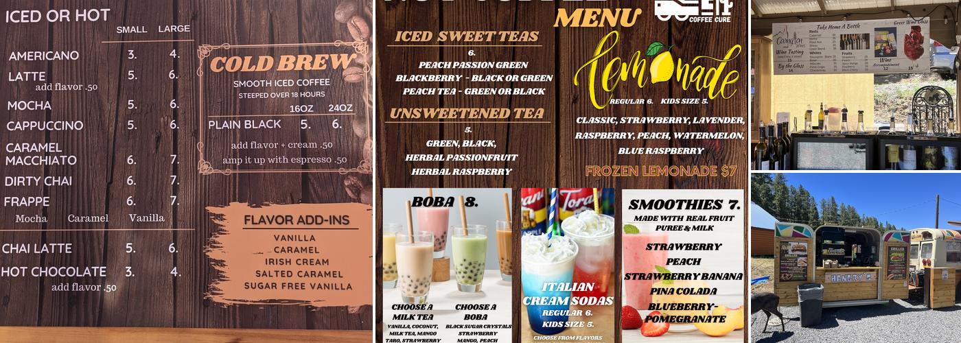 Coffee Cure Greer Menu