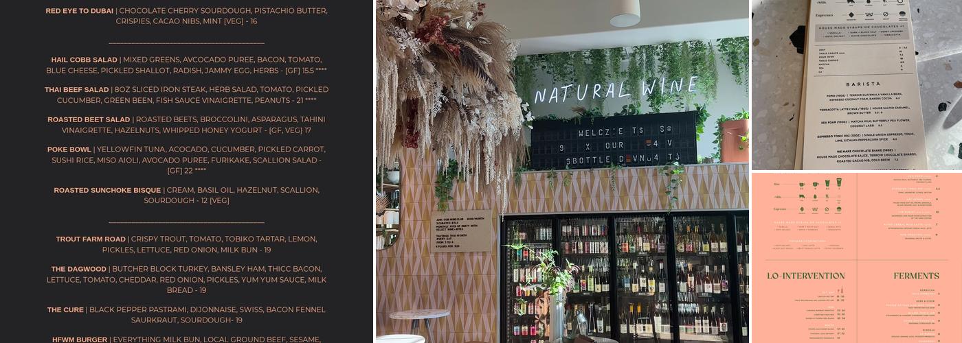 Hail Fellow Well Met Menu