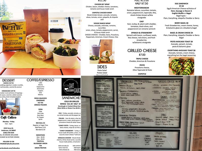 Cafe Calico Menu
