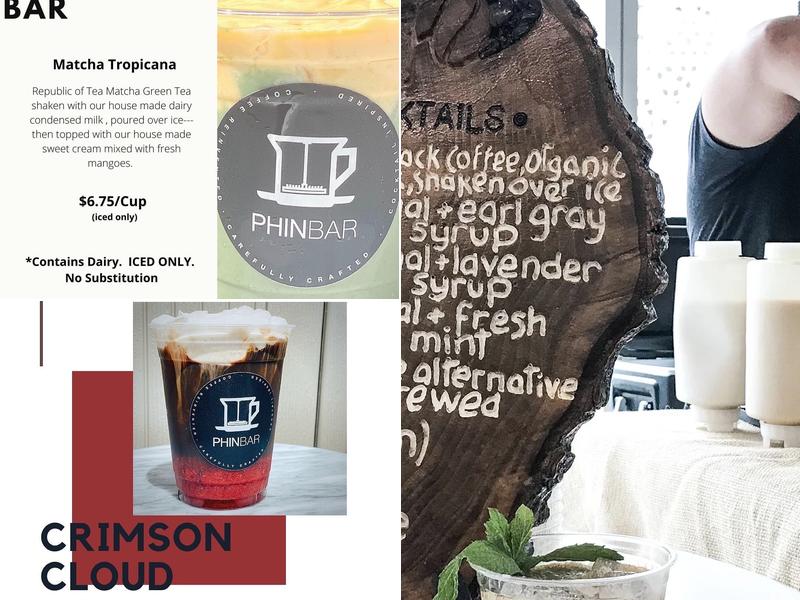 PHIN BAR Menu