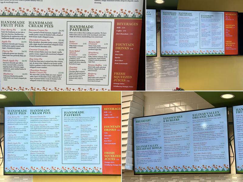 Emma's Bakery and Cafe Menu