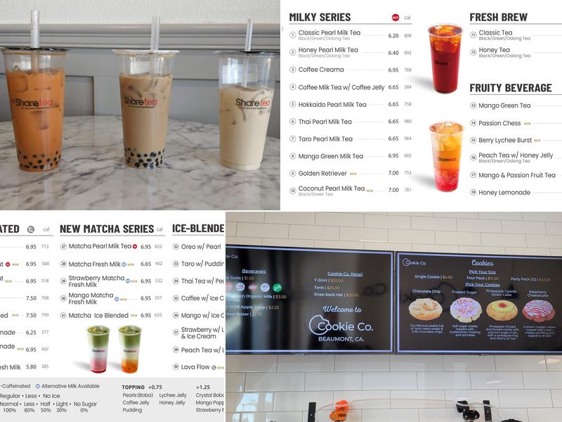 Sharetea Menu