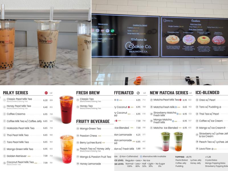 Sharetea Menu