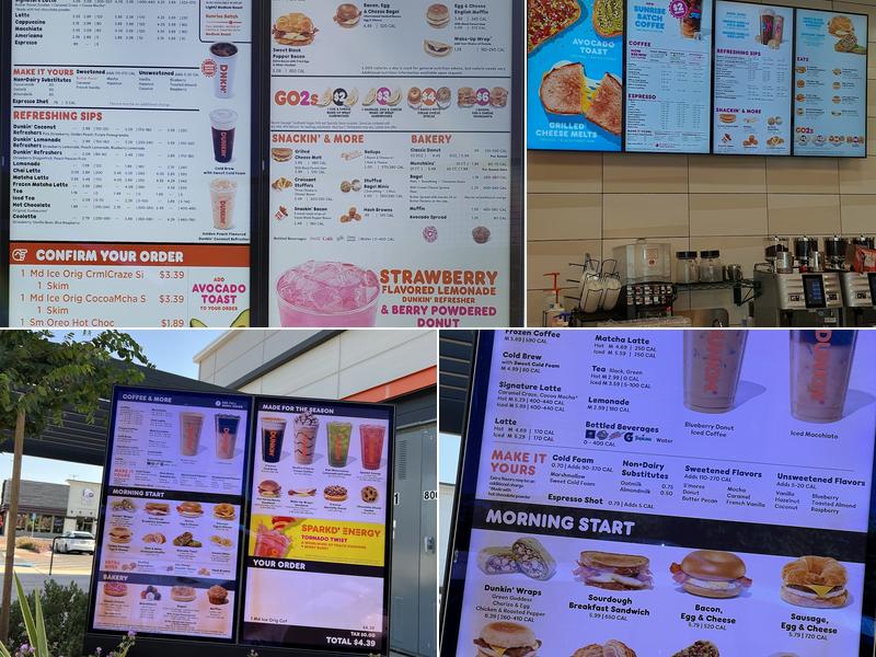 Dunkin' Menu