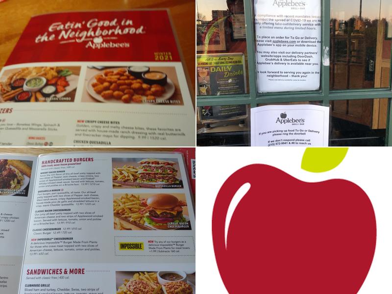 Applebee's Grill + Bar Menu