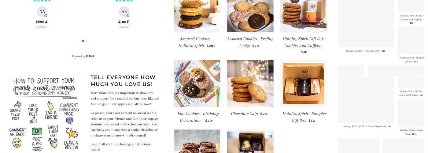 Bonjour Bakehouse Menu