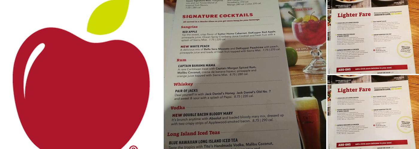 Applebee's Grill + Bar Menu