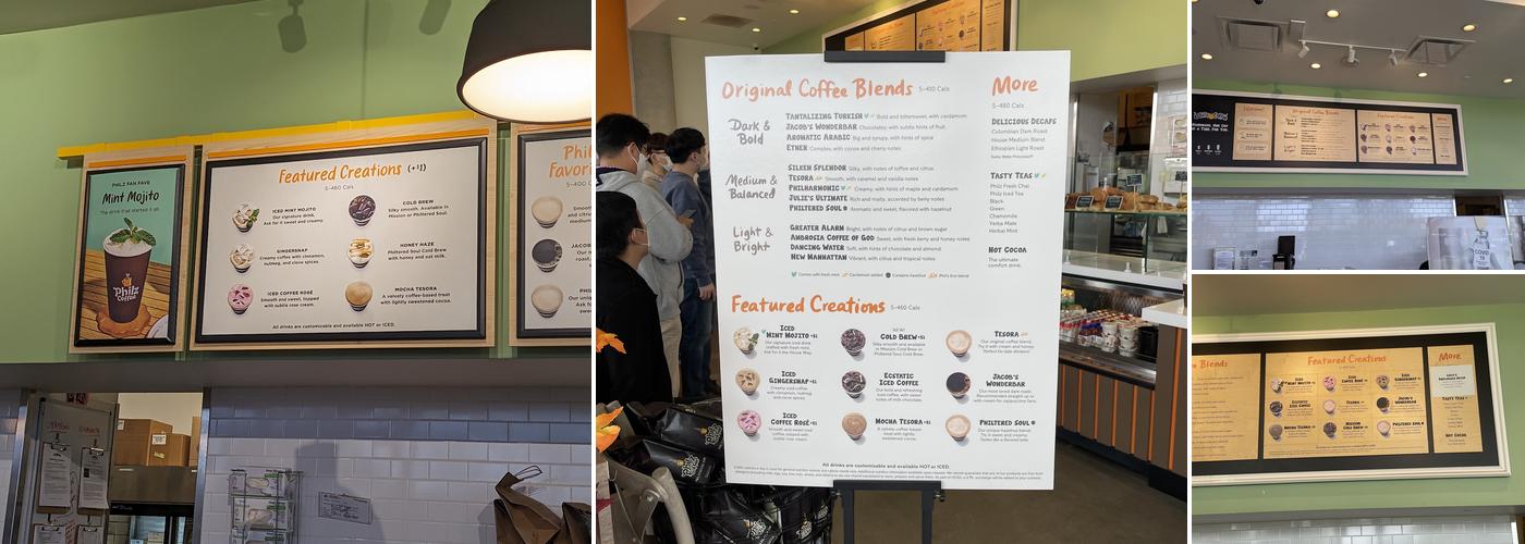 Philz Coffee Menu