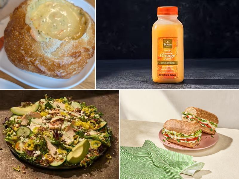 Panera Bread Menu