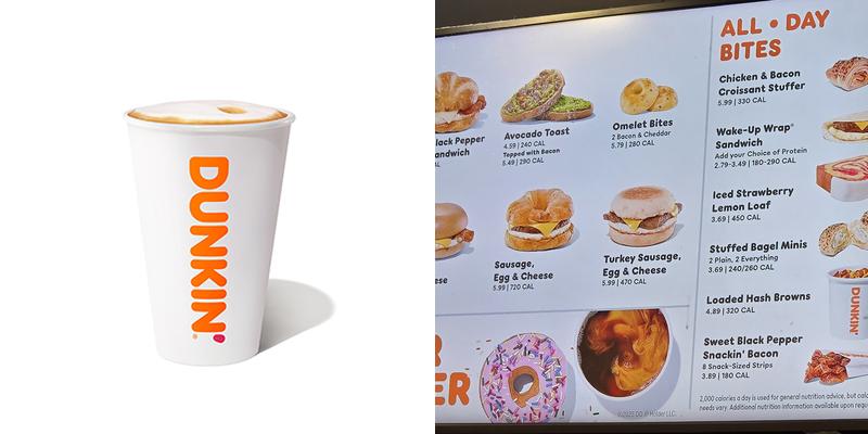 Dunkin' Menu