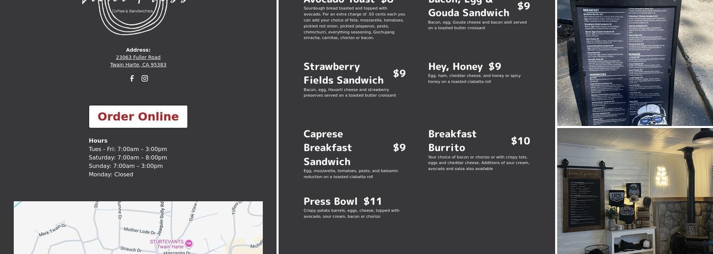 Local Press Menu