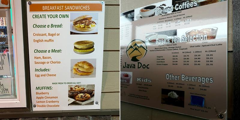 Java Doc Menu