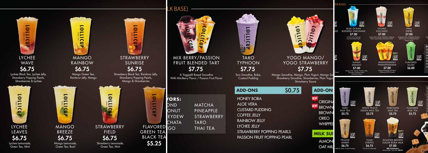 Lollicup Fresh | Ontario Mills Menu