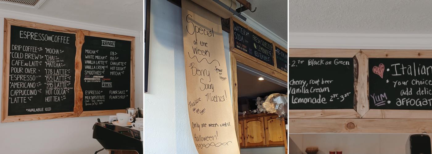 Old Isabella Coffee Company Menu