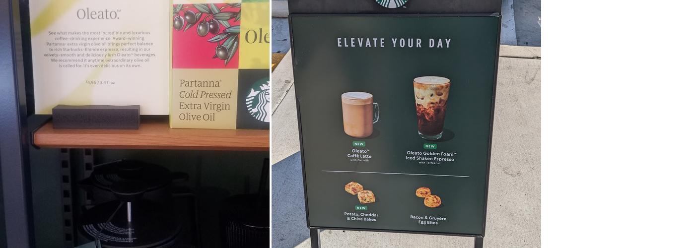 Starbucks Menu