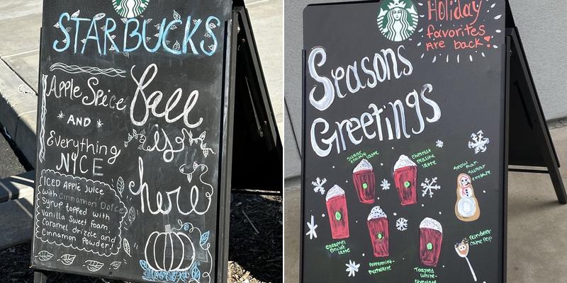 Starbucks Menu