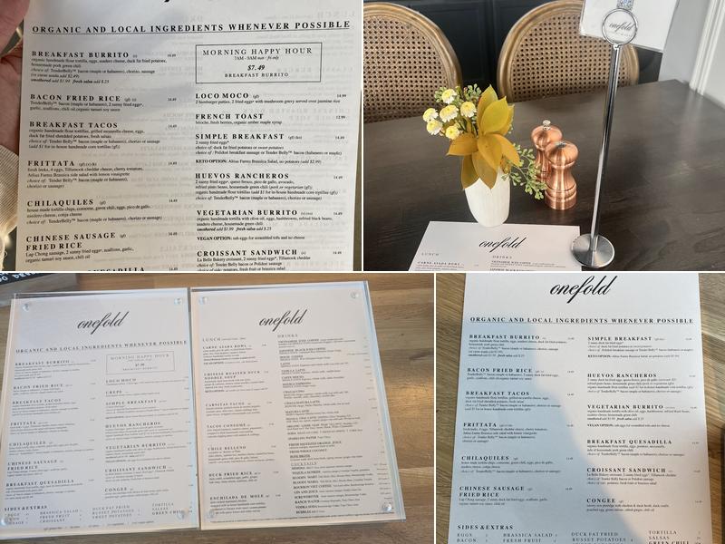 Onefold Menu