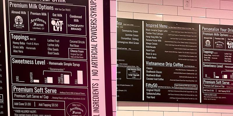 Loose Leaf Boba Company Menu