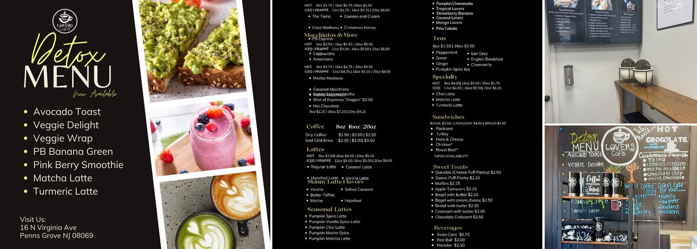 Coffee Lovers Cafe Menu