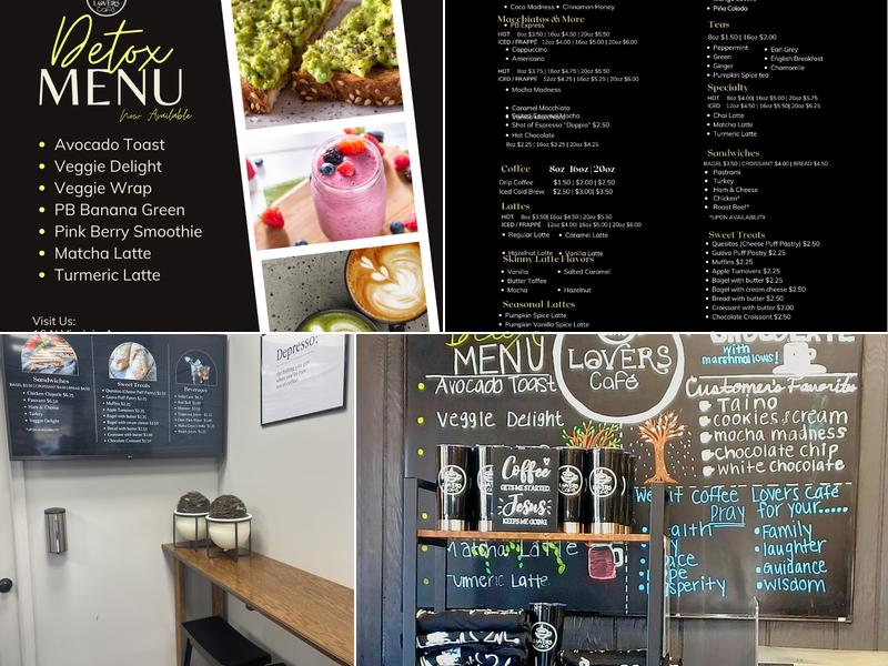 Coffee Lovers Cafe Menu