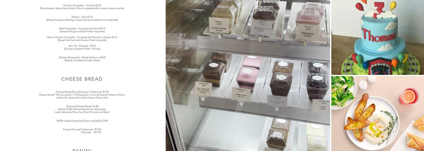 La Cake Menu