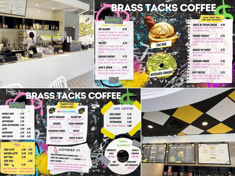 Brass Tacks Coffee Co. Menu