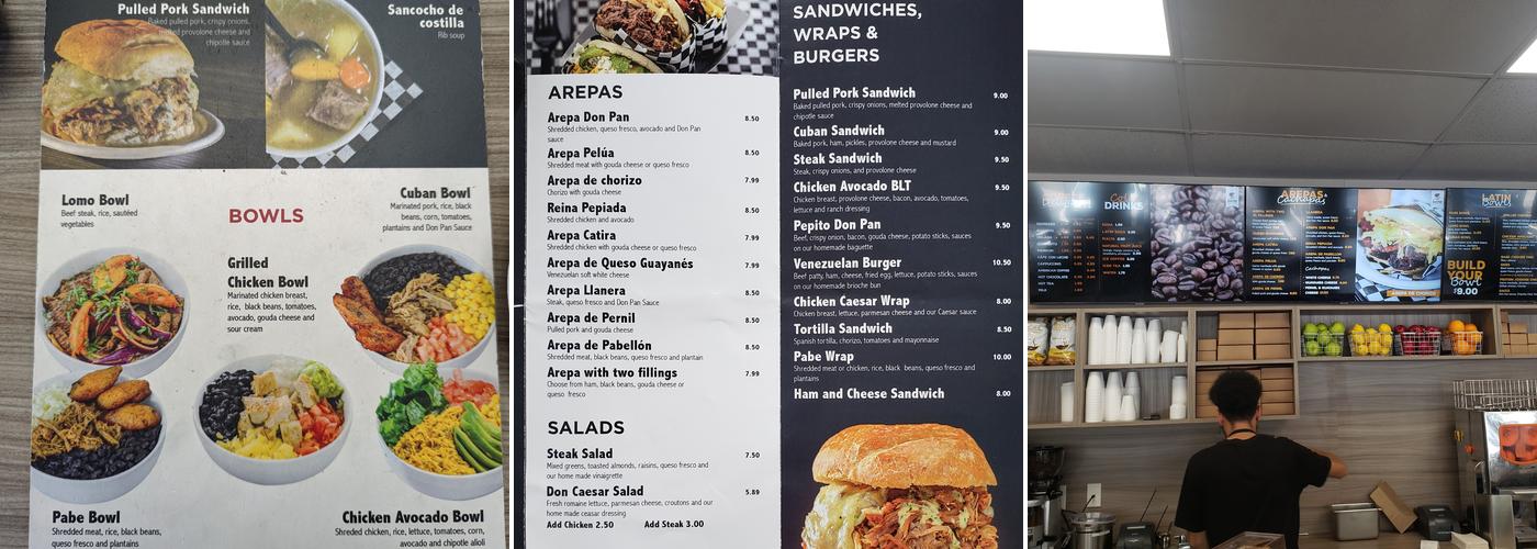 Don Pan Menu