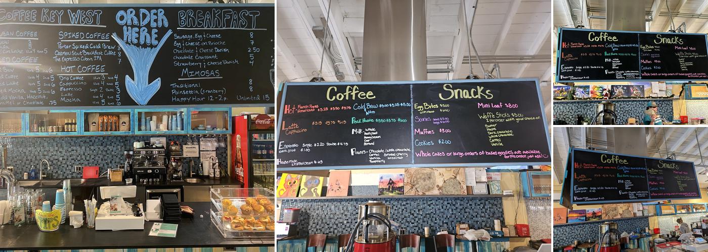 Doing Work Coffee Shop & Roaster Menu