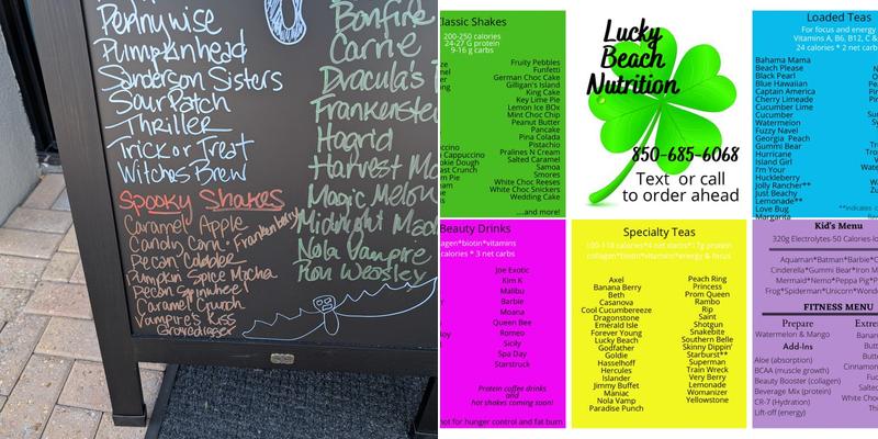 Herbalife - Lucky Beach Nutrition Menu