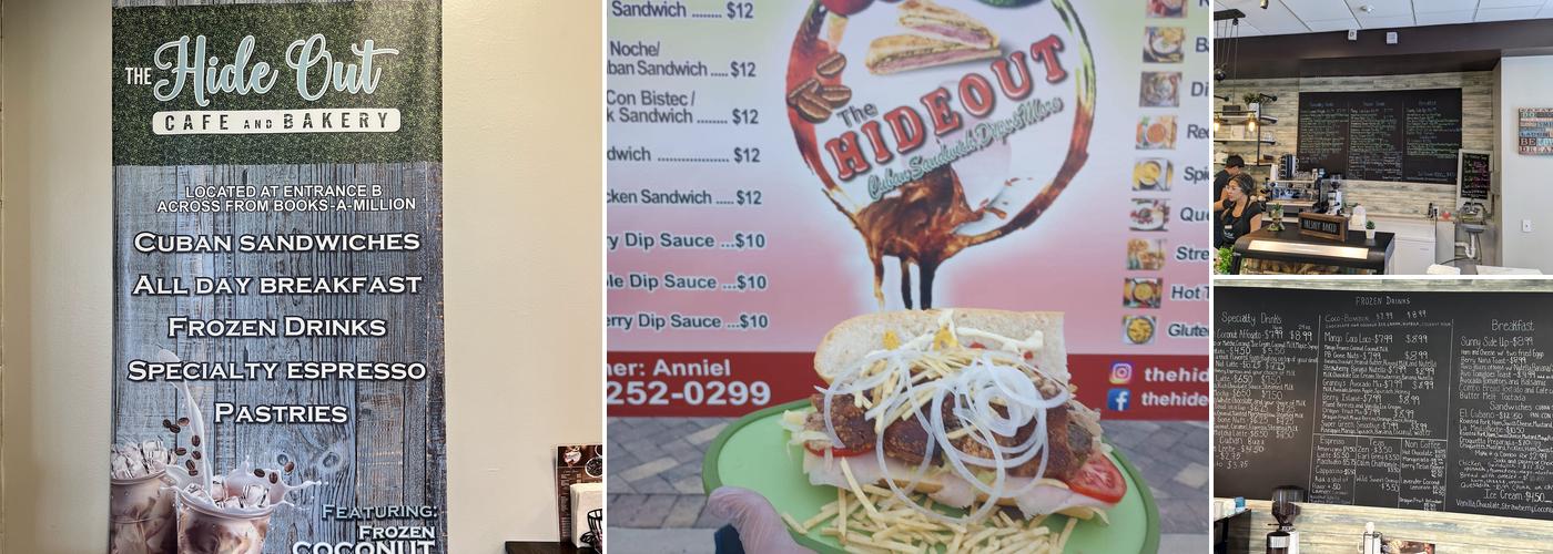 The HideOut Cafe & Bakery Menu