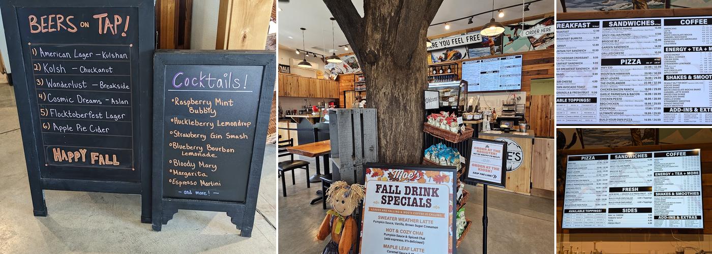 Moe's Darrington Menu