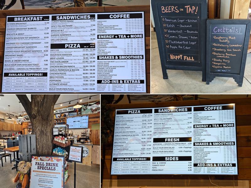 Moe's Darrington Menu