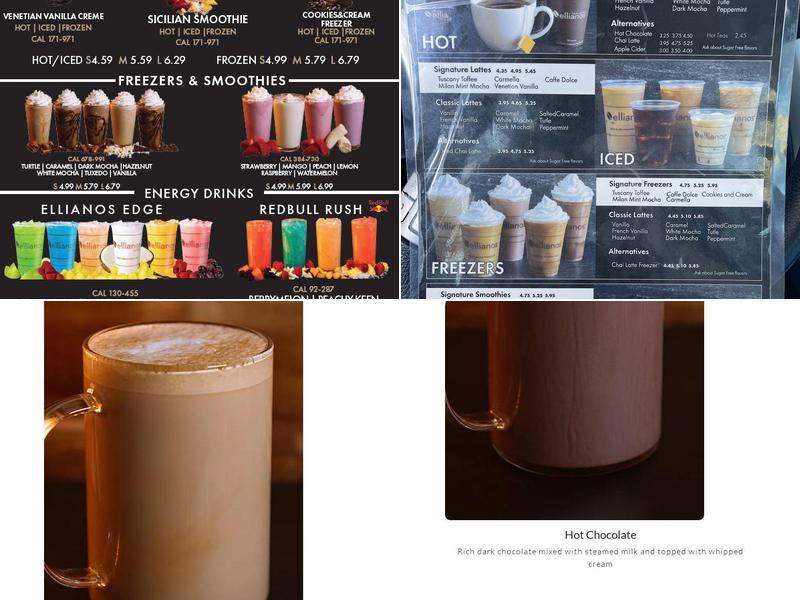Ellianos Coffee Co Menu