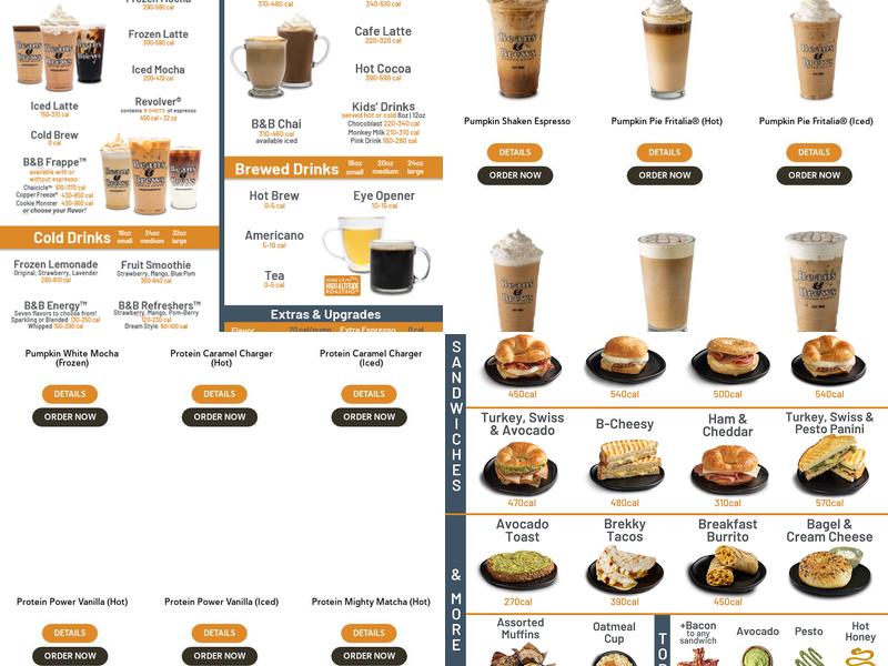 Beans & Brews Coffeehouse Menu