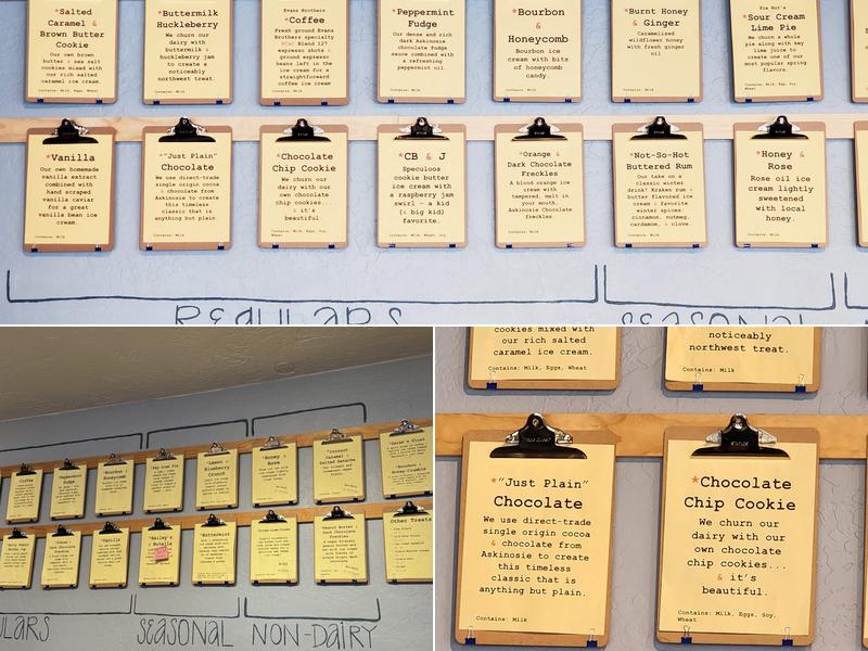 Panhandle Cone & Coffee Menu