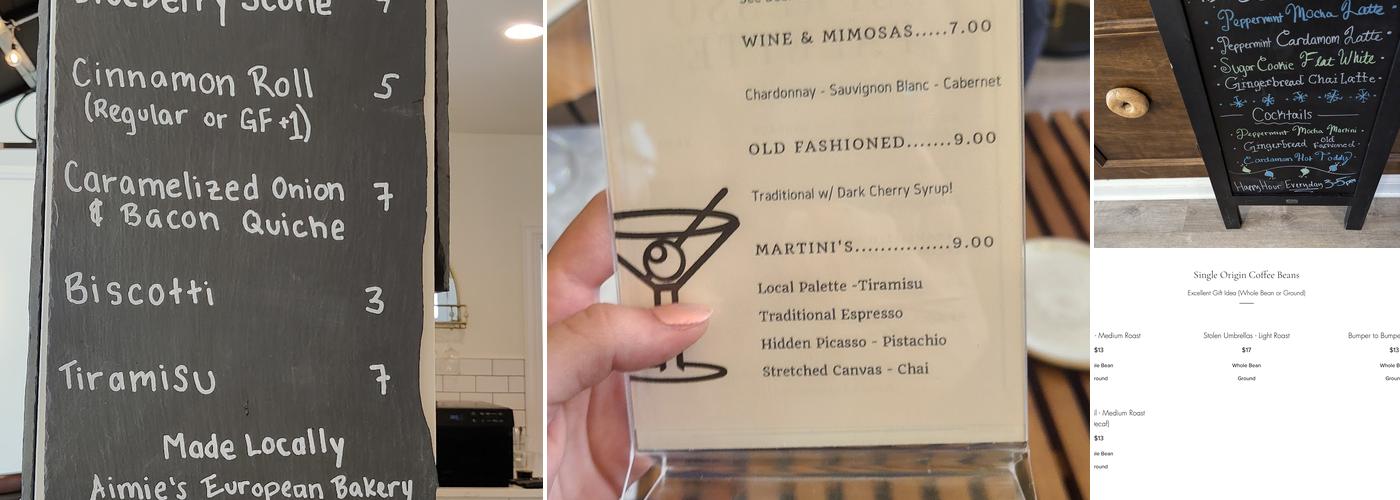 Espresso Palette Menu