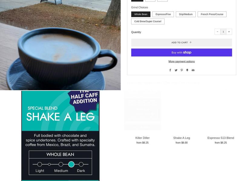 Whirlwind Coffee Company Menu