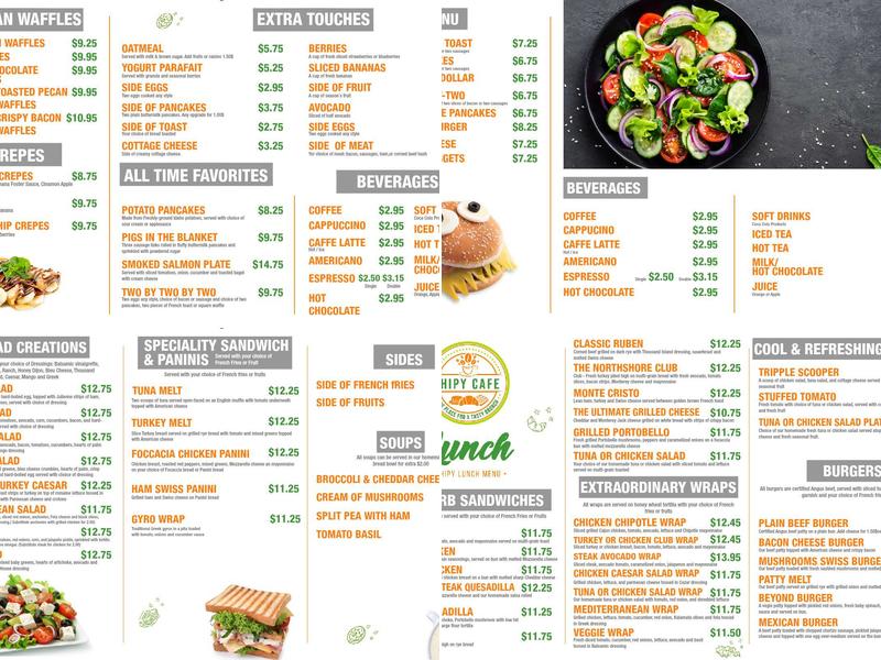 Chipy Cafe Menu