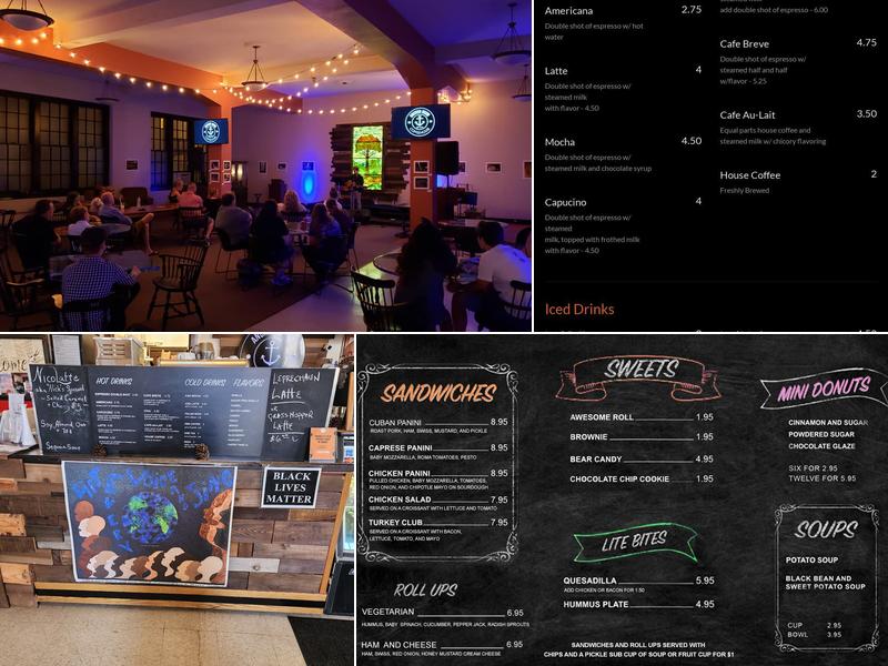 Anchor Room Coffeehouse Menu