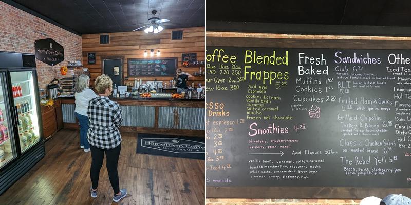 Hometown Coffee Menu