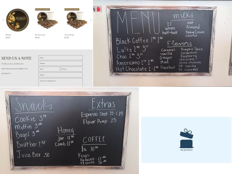 Rabbit Coffee Roasting Co. Menu