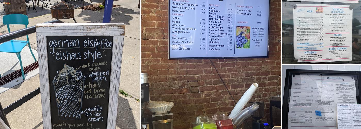 Eishaus Menu
