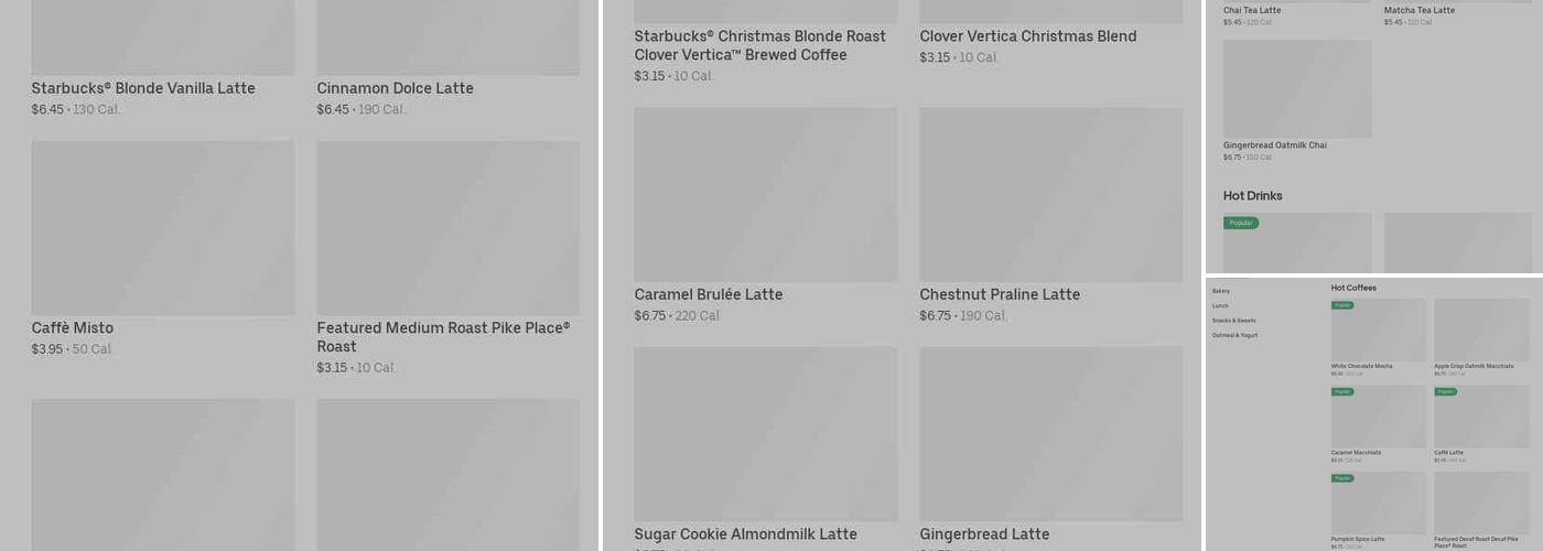 Starbucks Menu