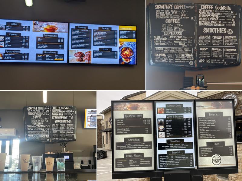 Ten & Two Coffee Bar Menu