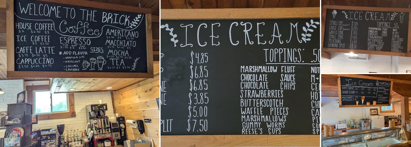 The Brick Menu
