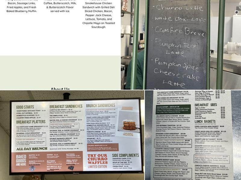 Genesis Coffee House & Eatery Menu