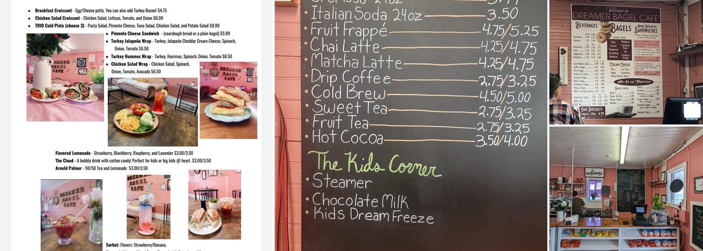 Dreamer Bagel Café Menu