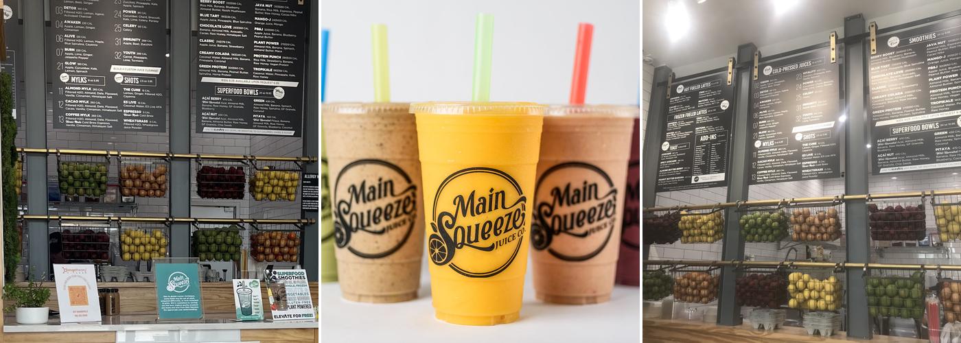 Main Squeeze Juice Co. Menu