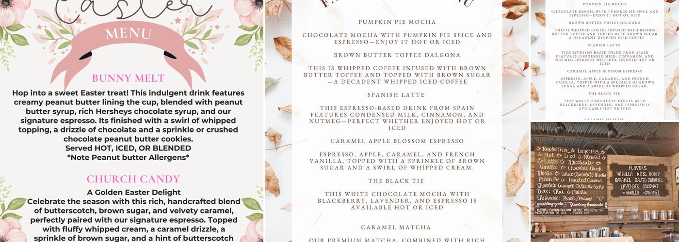 The Coffee Connection Menu