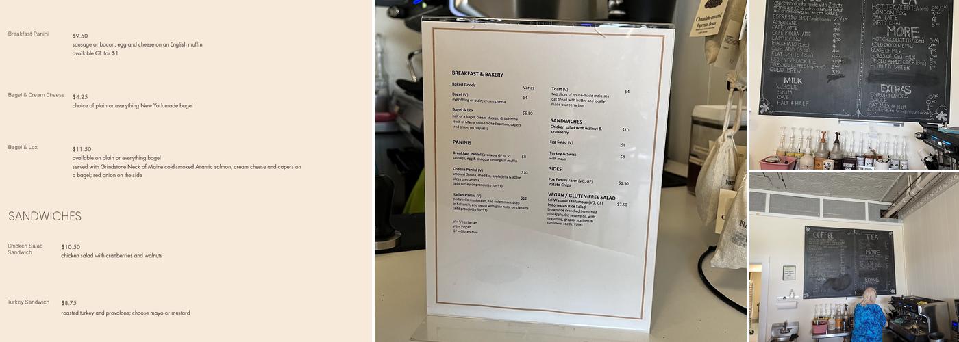 Northstar Coffee Menu